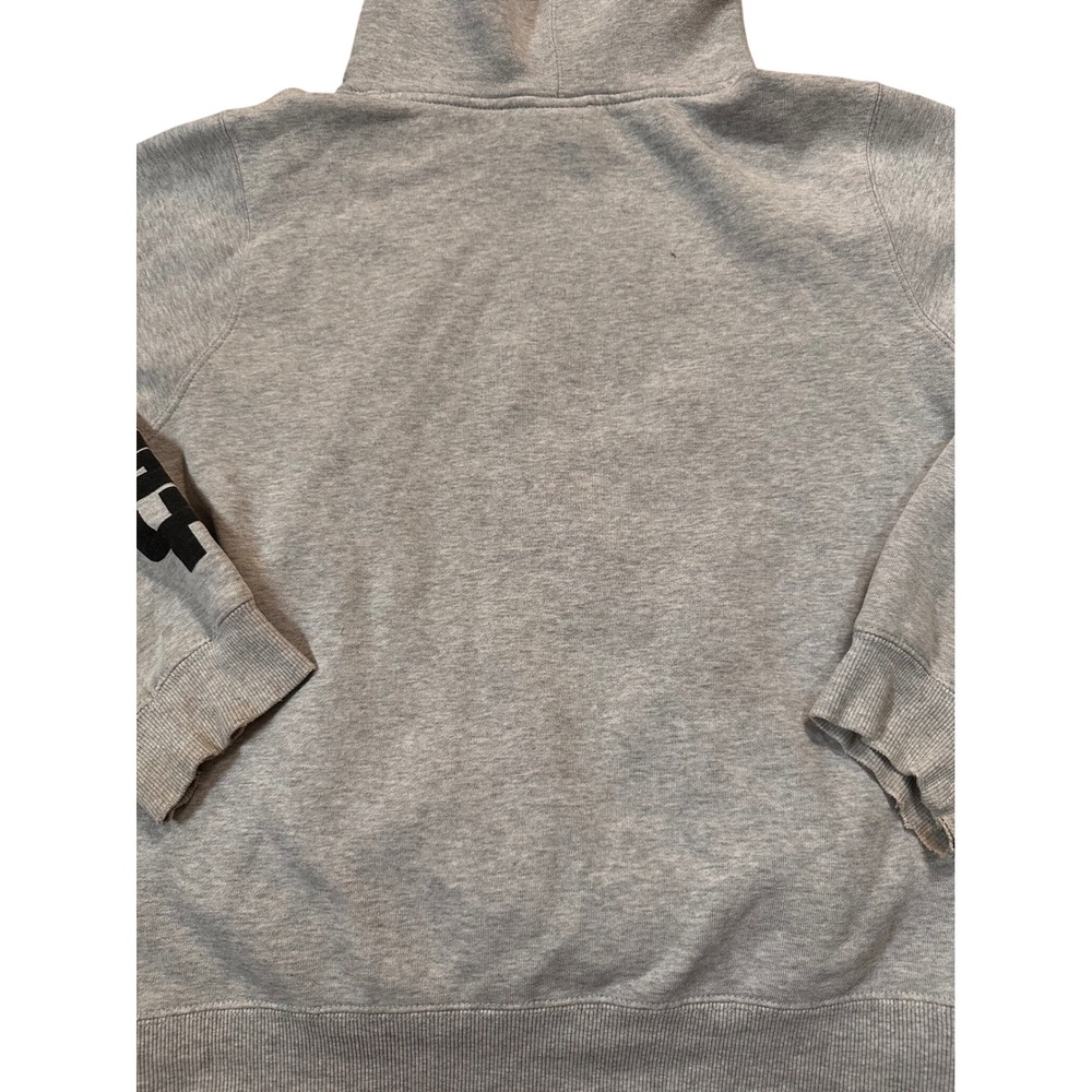 Stussy Mens Heather Gray Sleeve Logo Fleece Pullover Hoodie Size L Z40SAGR018 - Picture 8 of 8